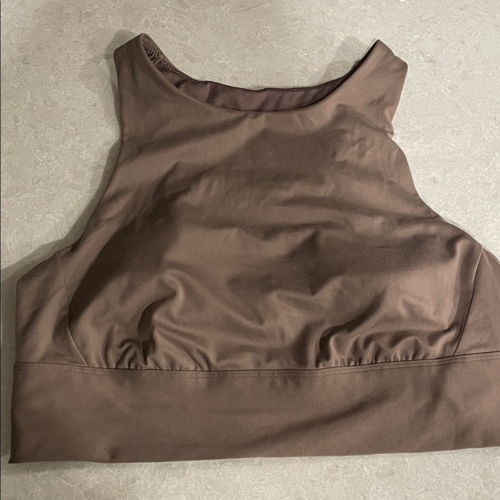 All in Motion Brown Crop Bra top